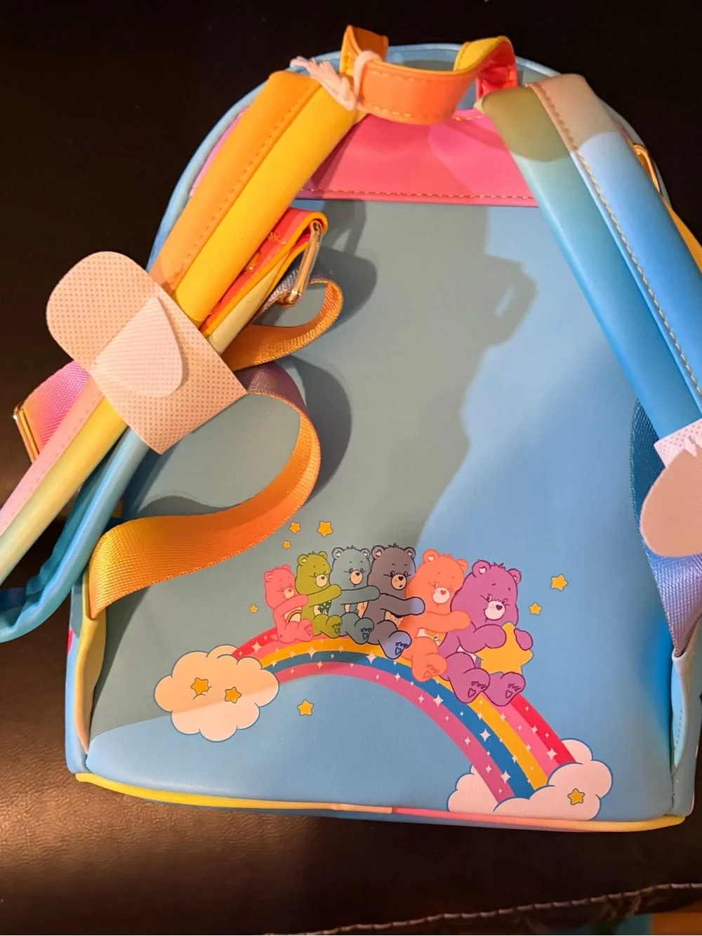 Loungefly Pastel Rainbow Umbrella Care Bears Mini Backpack